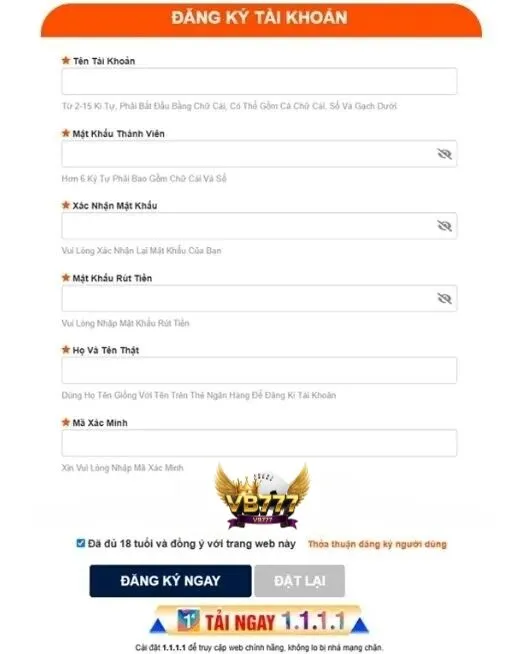 Hướng dẫn tham gia đặt cược tại VB777